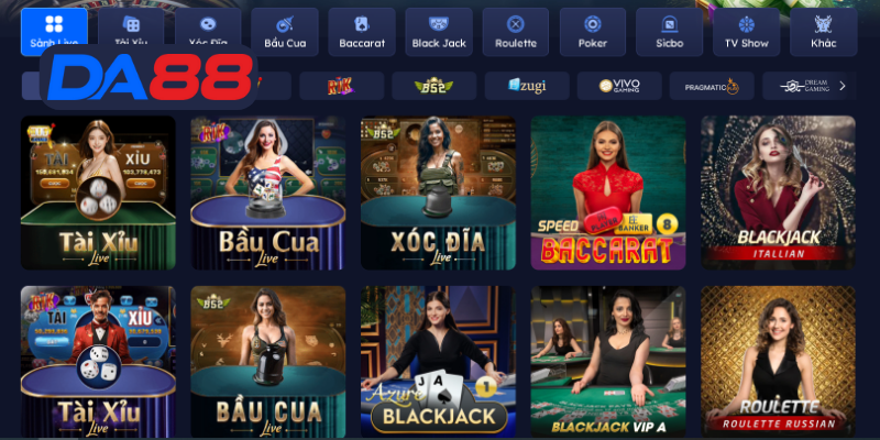 Live Casino với dàn dealer cực hấp dẫn